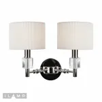 Настенный светильник iLamp Alexa W2404-2 Nickel от ImperiumLoft