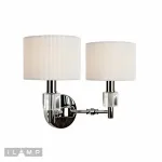 Настенный светильник iLamp Alexa W2404-2 Nickel от ImperiumLoft
