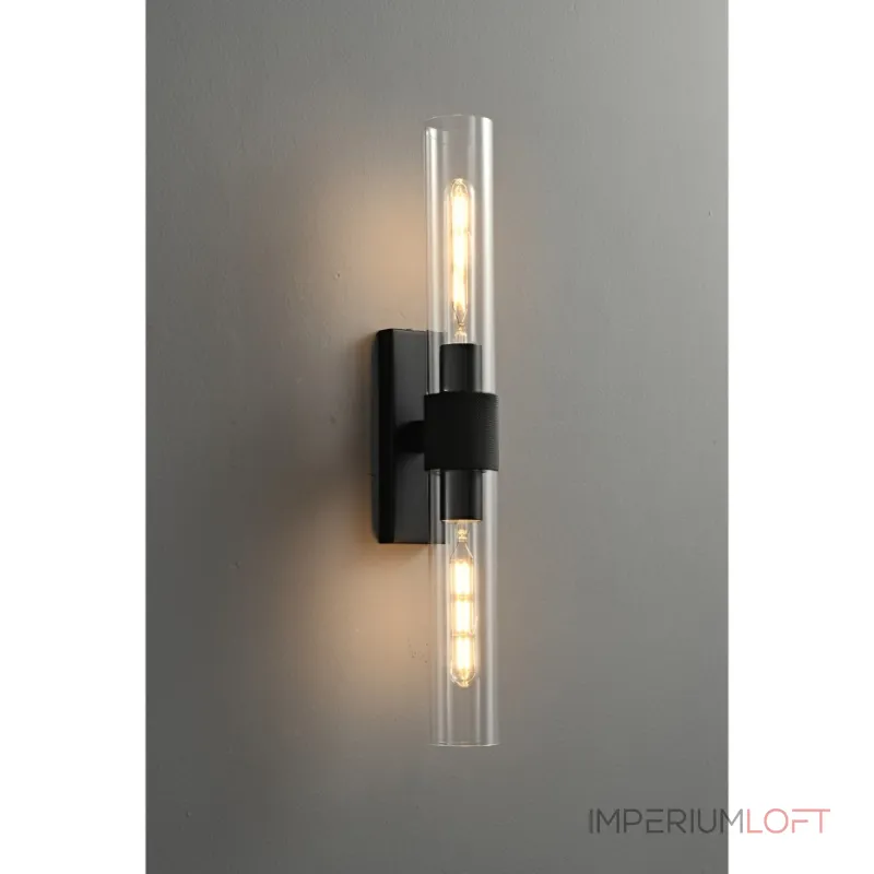 Настенный светильник iLedex CUPAR 3556-2B BK от ImperiumLoft
