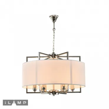 Подвесная люстра iLamp DIVOLE P9505-6 NICKEL Подвесная люстра iLamp DIVOLE P9505-6 NICKEL