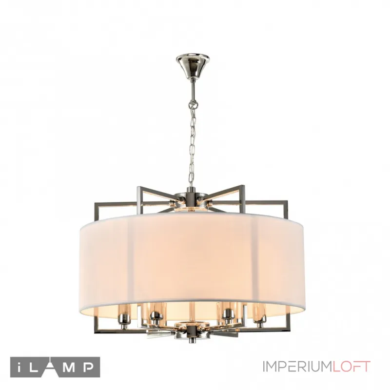 Подвесная люстра iLamp DIVOLE P9505-6 NICKEL