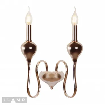Настенный светильник iLamp Lady 88003-2 Золотой Настенный светильник iLamp Lady 88003-2 Золотой