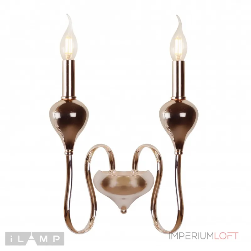 Настенный светильник iLamp Lady 88003-2 Золотой от ImperiumLoft Настенный светильник iLamp Lady 88003-2 Золотой от ImperiumLoft