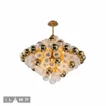 Люстра на штанге iLamp Rockfeller 100D-18 Matt Bronze