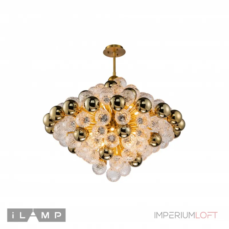 Люстра на штанге iLamp Rockfeller 100D-18 Matt Bronze