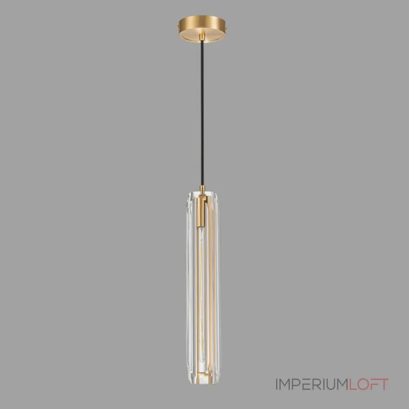 Подвесной светильник Belfast Gibson 6133-1 BR CL Подвесной светильник Belfast Gibson 6133-1 BR CL