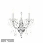 Светильник настенный iLamp Diamond W6071-2 CR+CL от ImperiumLoft