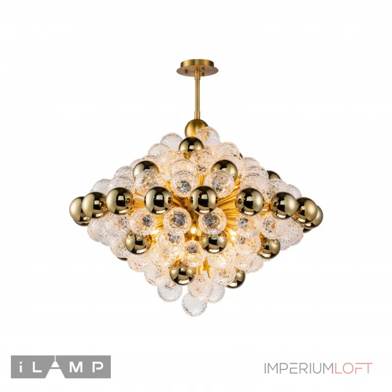 Люстра на штанге iLamp Rockfeller 100D-18 Matt Bronze