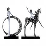 Статуэтка настольная iLedex PRETTY WOMAN 7483 BLACK & WHITE от ImperiumLoft