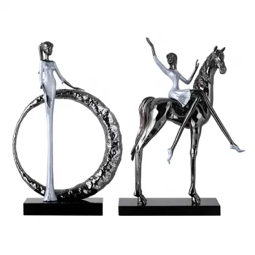 Статуэтка настольная iLedex PRETTY WOMAN 7483 BLACK & WHITE