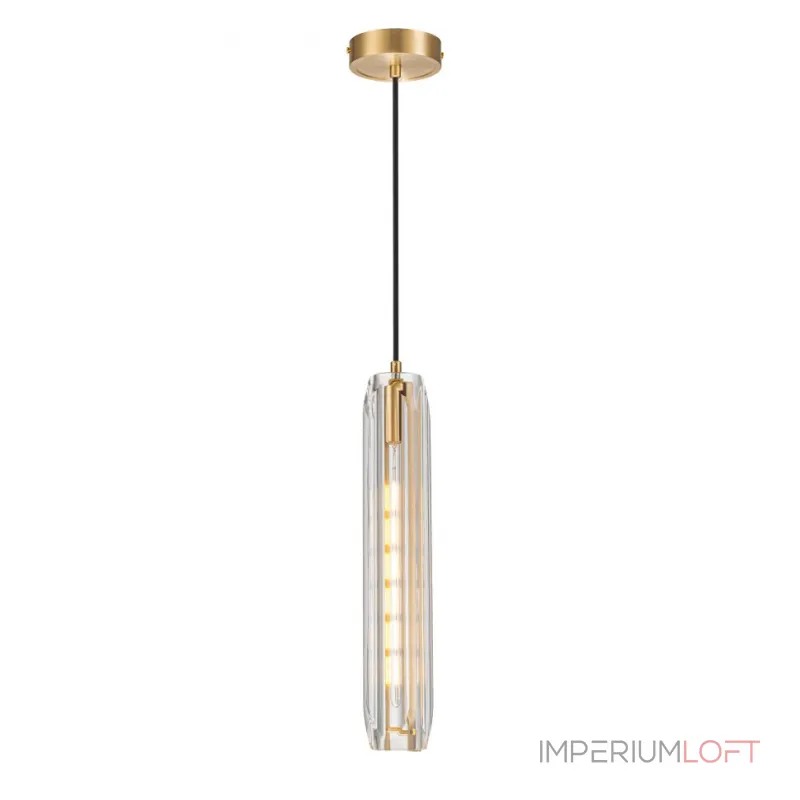 Подвесной светильник Belfast Gibson 6133-1 BR CL Подвесной светильник Belfast Gibson 6133-1 BR CL