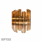 Настенный светильник iLamp MB0267-2C CHROME+BROWN от ImperiumLoft
