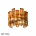 Настенный светильник iLamp MB0267-2C CHROME+BROWN от ImperiumLoft