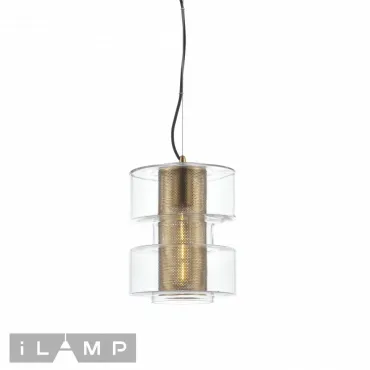 Подвесной светильник iLamp Brick P7555-1 GD Подвесной светильник iLamp Brick P7555-1 GD