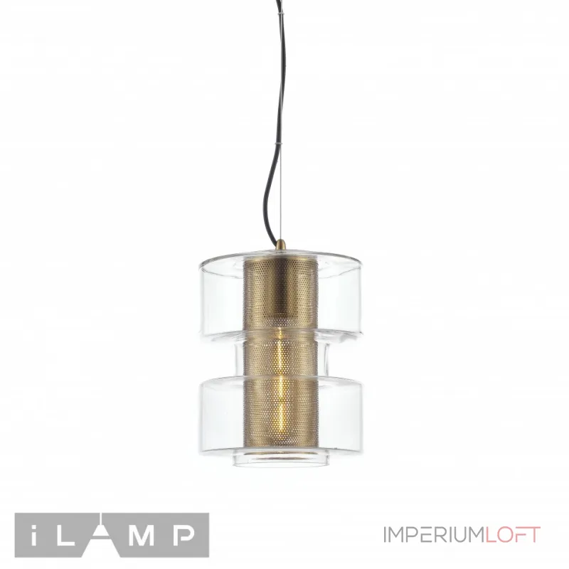 Подвесной светильник iLamp Brick P7555-1 GD