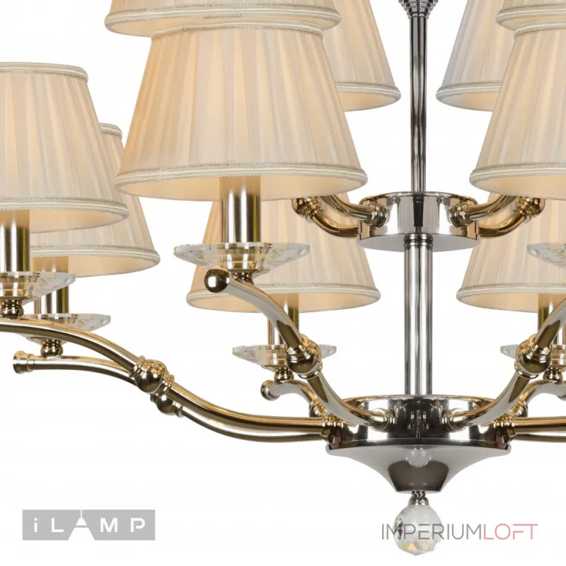 Подвесная люстра iLamp Vivaldi 85125/8+4 Хром от ImperiumLoft