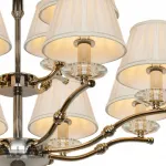 Подвесная люстра iLamp Vivaldi 85125/8+4 Хром от ImperiumLoft