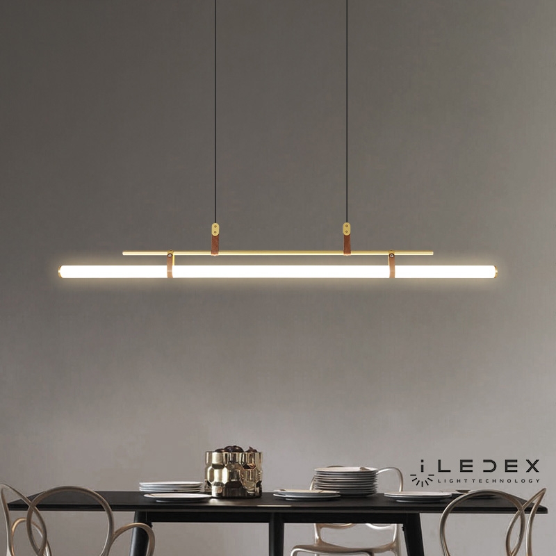 Подвесной светильник iLedex ZOOM 9498P-46W-3000K GOLD&BROWN&WHITE Подвесной светильник iLedex ZOOM 9498P-46W-3000K GOLD&BROWN&WHITE