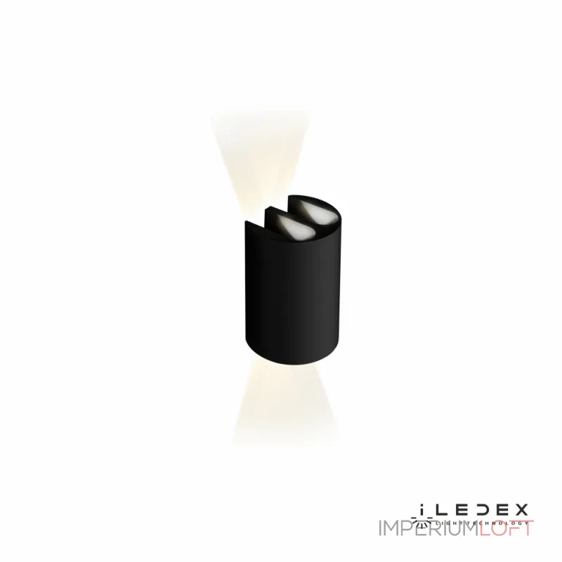Настенный светильник iLedex Double ZD8161-12W 3000K matt black от ImperiumLoft