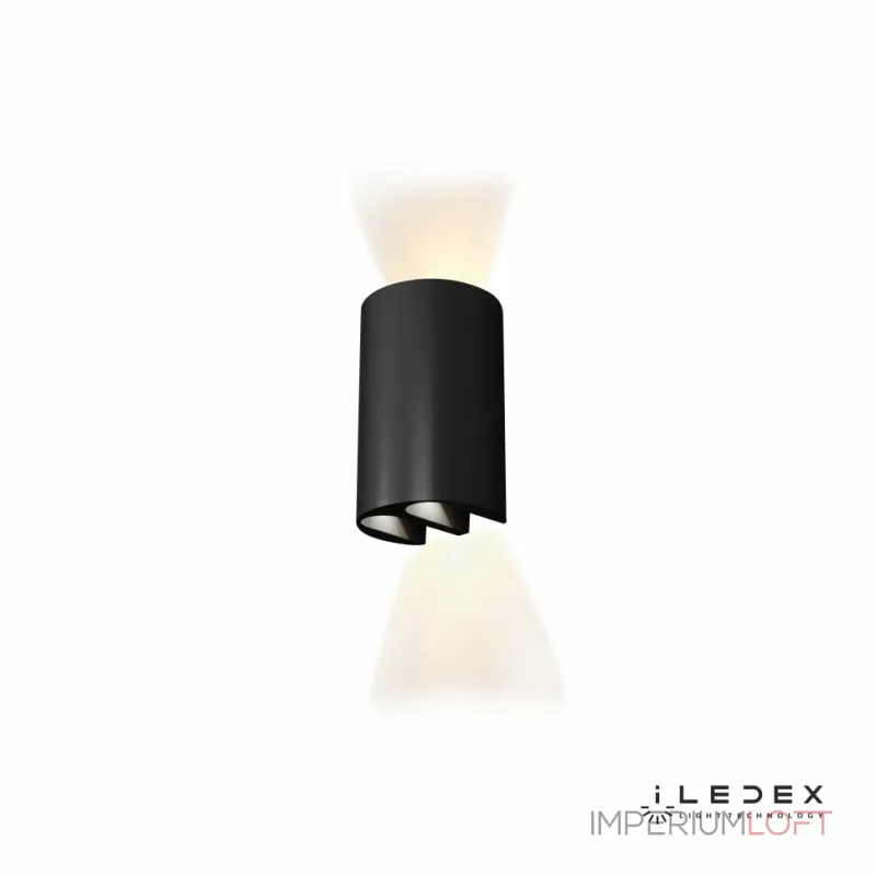 Настенный светильник iLedex Double ZD8161-12W 3000K matt black от ImperiumLoft