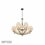 Подвесная люстра iLamp Vivaldi 85125/8+4 Хром от ImperiumLoft