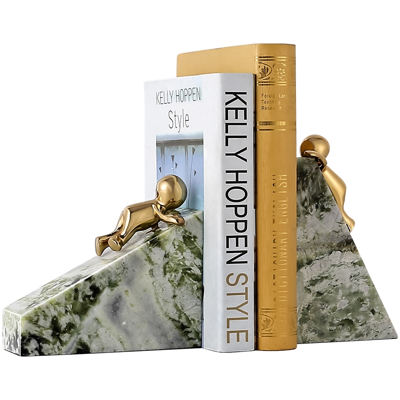 Держатель для книг iLedex OVERCOMING 5275 BRASS & GREEN от ImperiumLoft