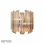 Настенный светильник iLamp MB0267-2C CHROME+BROWN от ImperiumLoft