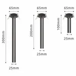 Светильник встраиваемый iLEDEX Telescope 999.3W-100 BK от ImperiumLoft