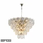 Подвесная люстра iLamp ROCKFELLER P2549-18 NICKEL