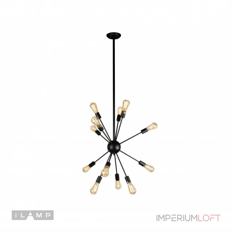 Люстра на штанге iLamp Twins Loft 209-12B