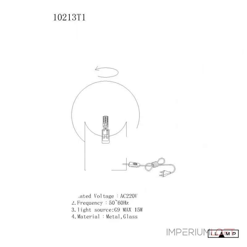 Настольный светильник iLamp GOLDEN 10213T/1-D200 MATT GOLD&WHITE от ImperiumLoft Настольный светильник iLamp GOLDEN 10213T/1-D200 MATT GOLD&WHITE от ImperiumLoft