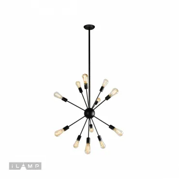 Люстра на штанге iLamp Twins Loft 209-12B Люстра на штанге iLamp Twins Loft 209-12B