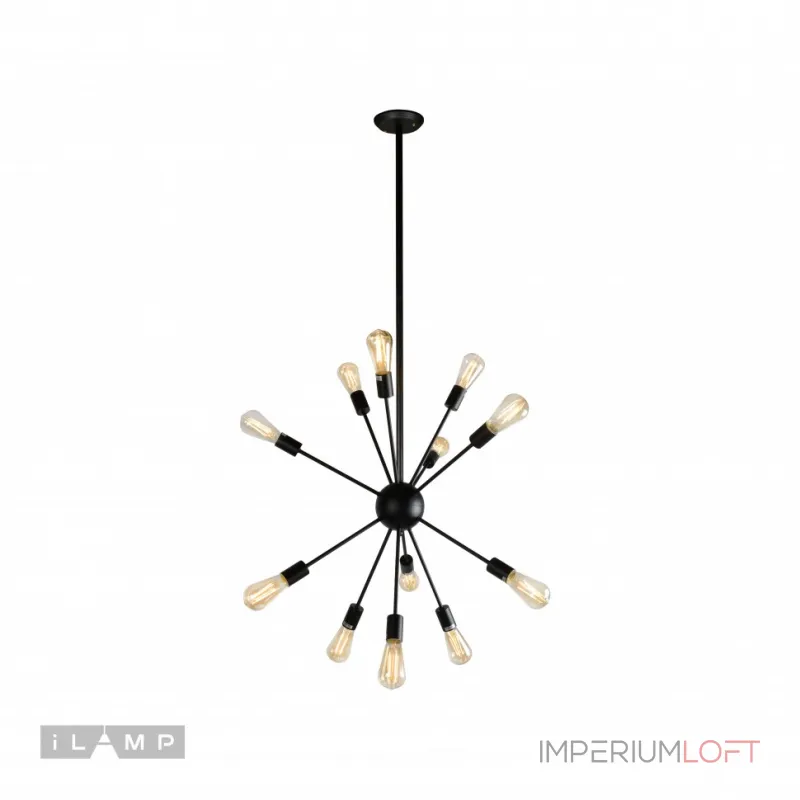 Люстра на штанге iLamp Twins Loft 209-12B