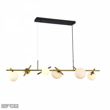 Подвесной светильник iLamp Golden 2134-6L BR+MBK Подвесной светильник iLamp Golden 2134-6L BR+MBK