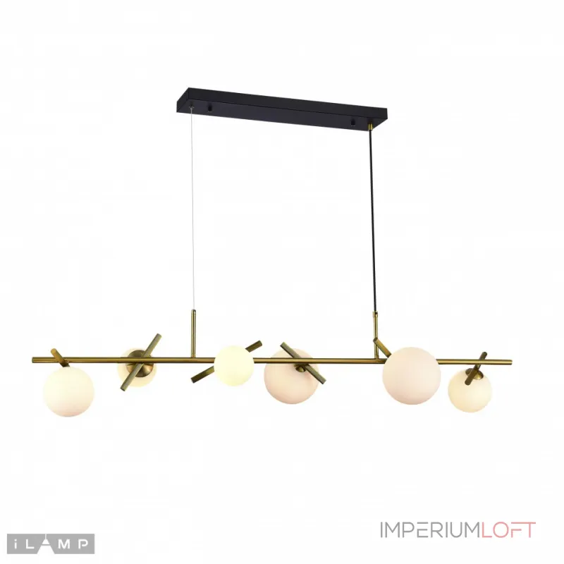 Подвесной светильник iLamp Golden 2134-6L BR+MBK