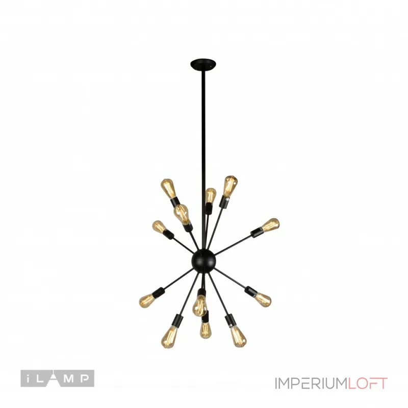 Люстра на штанге iLamp Twins Loft 209-12B