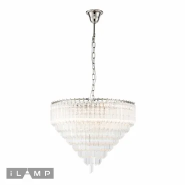 Подвесная люстра iLamp Manhattan 051D-6 Nickel Подвесная люстра iLamp Manhattan 051D-6 Nickel