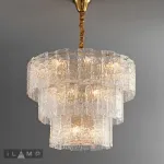 Подвесная люстра iLamp Manhattan P6315-D800 BR