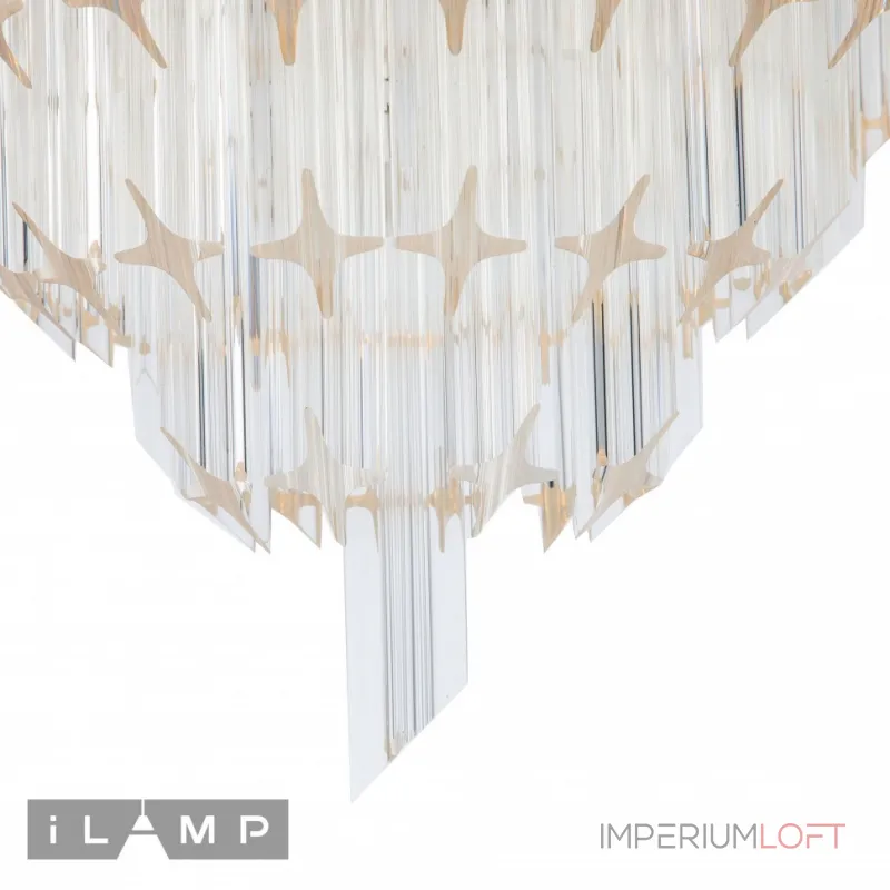 Подвесная люстра iLamp Manhattan 051D-6 Nickel Подвесная люстра iLamp Manhattan 051D-6 Nickel