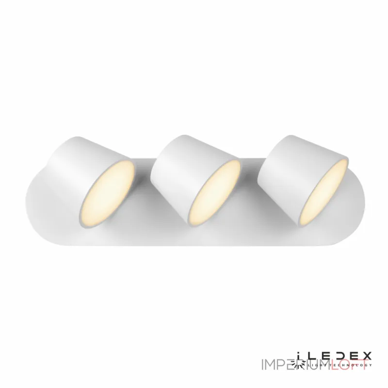 Настенный светильник iLedex Flexin W1118-3AS 3000K Белый от ImperiumLoft