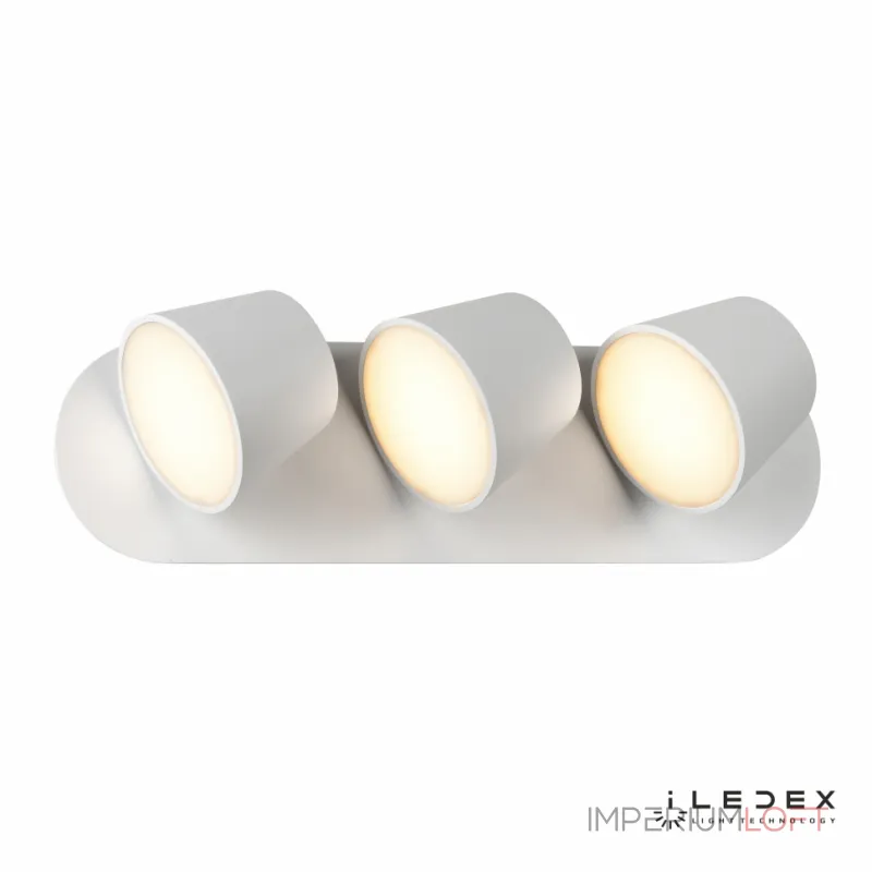 Настенный светильник iLedex Flexin W1118-3AS 3000K Белый от ImperiumLoft