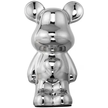 Статуэтка настольная iLedex FUNNY BEAR 6652 SILVER Статуэтка настольная iLedex FUNNY BEAR 6652 SILVER