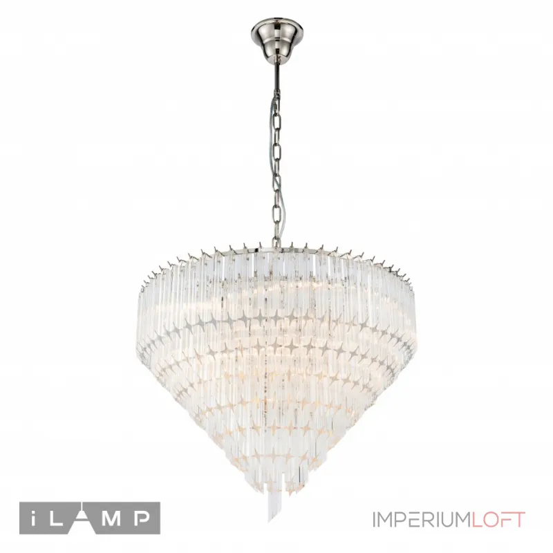 Подвесная люстра iLamp Manhattan 051D-6 Nickel Подвесная люстра iLamp Manhattan 051D-6 Nickel