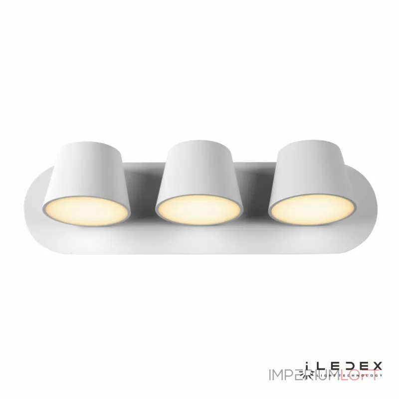 Настенный светильник iLedex Flexin W1118-3AS 3000K Белый от ImperiumLoft