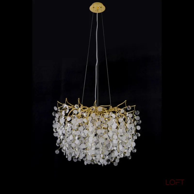 Подвесная люстра iLAMP Savage 7204-D600 GD Подвесная люстра iLAMP Savage 7204-D600 GD