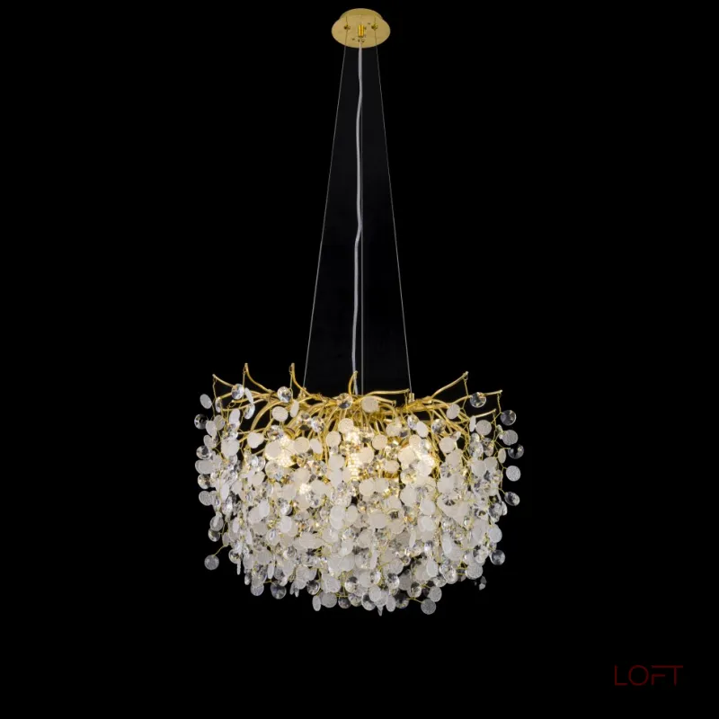 Подвесная люстра iLAMP Savage 7204-D600 GD Подвесная люстра iLAMP Savage 7204-D600 GD