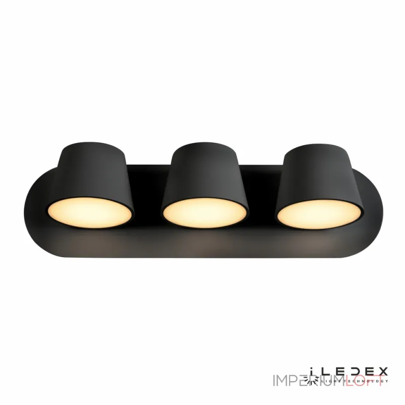Настенный светильник iLedex Flexin W1118-3AS 3000K Чёрный от ImperiumLoft