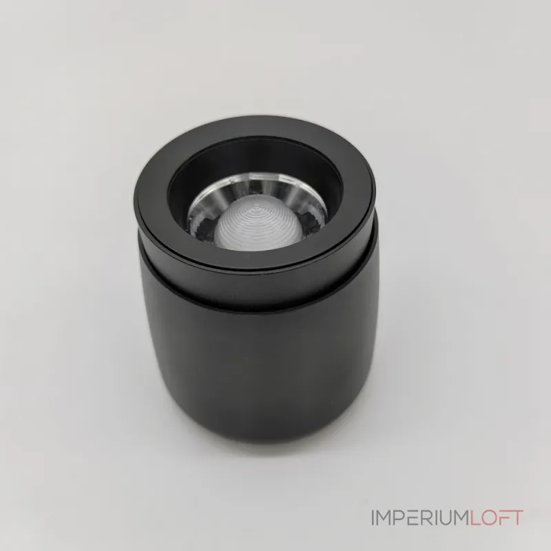 Светильник накладной iLEDEX Metrica 114-12W-D90-4K-ZOOM-BK от ImperiumLoft