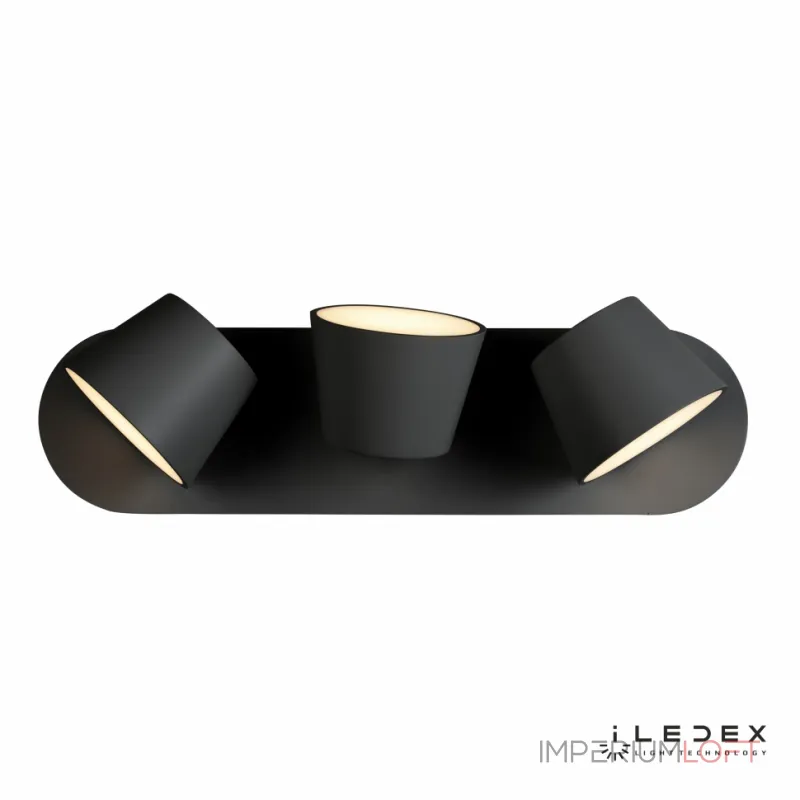 Настенный светильник iLedex Flexin W1118-3AS 3000K Чёрный от ImperiumLoft