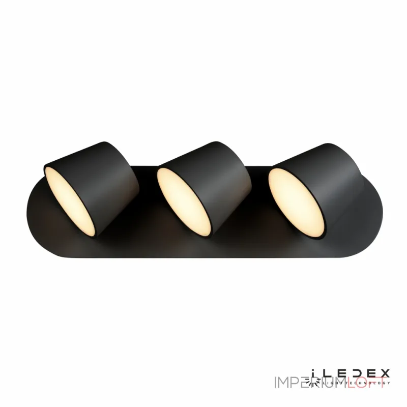 Настенный светильник iLedex Flexin W1118-3AS 3000K Чёрный от ImperiumLoft